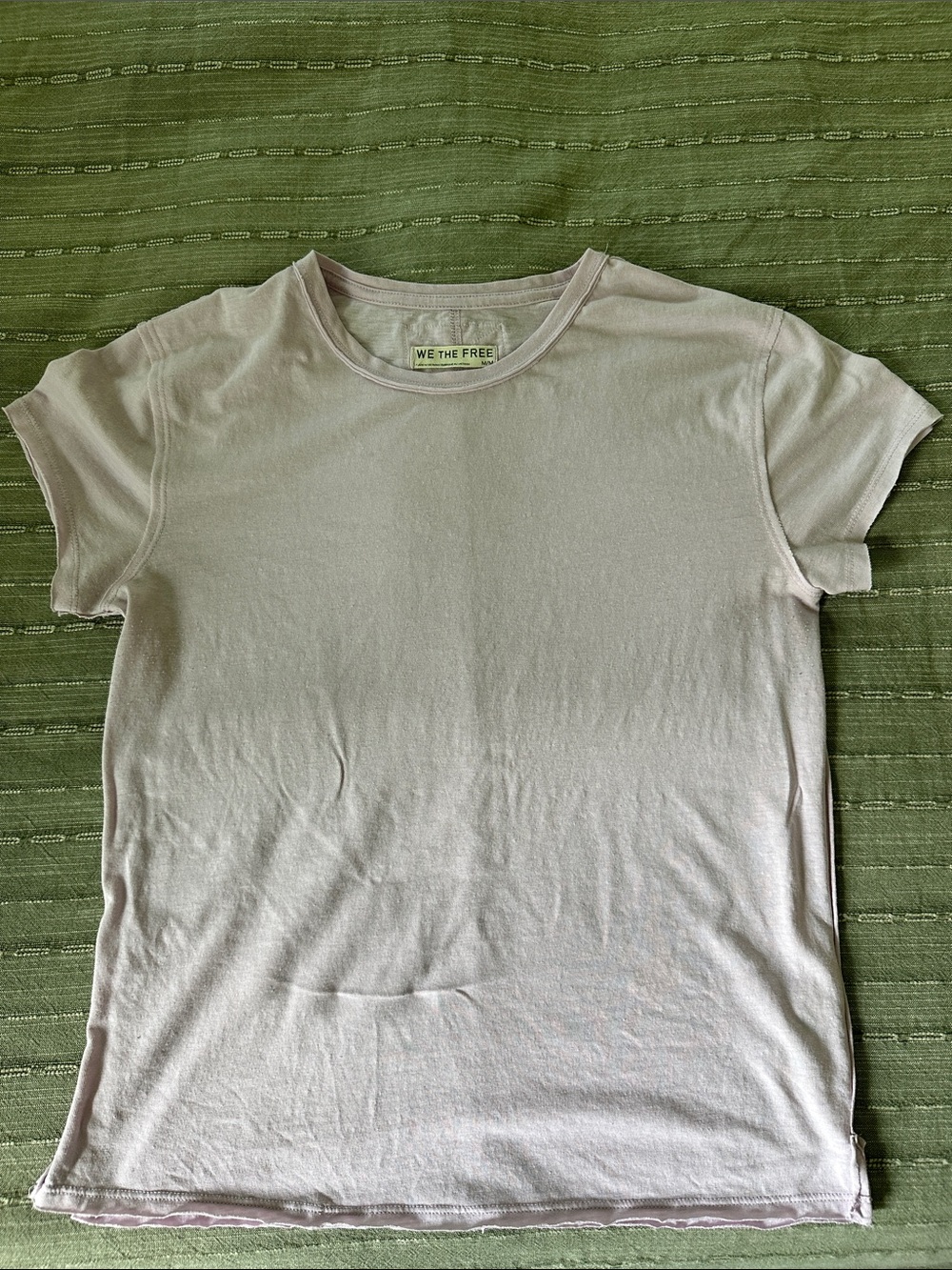 We The Free Light Pink Short Sleeve Tee